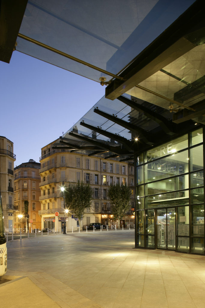 Aménagement urbain gare routière de Toulon Architecte DPLG Toulon