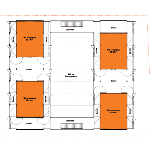 architecture d'une école maternelle