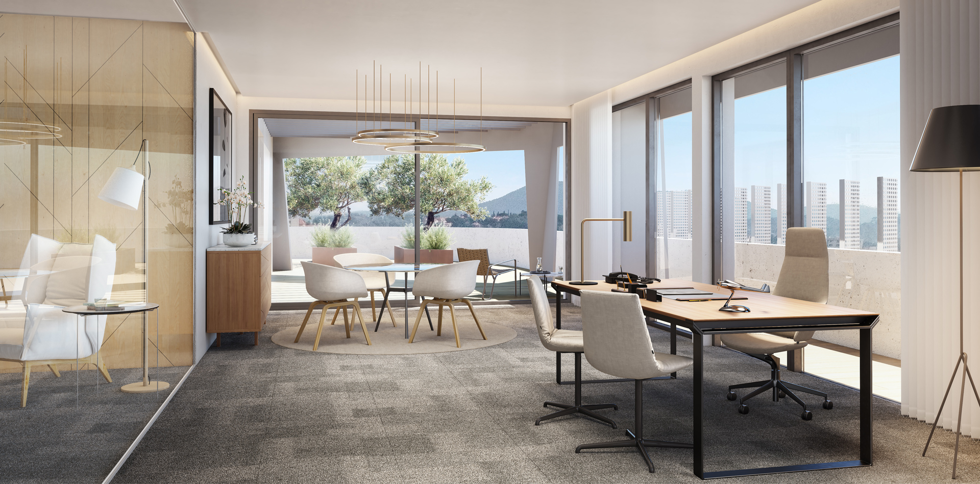 Intérieur Siège social AGPM par AAPL architecte DPLG VAR